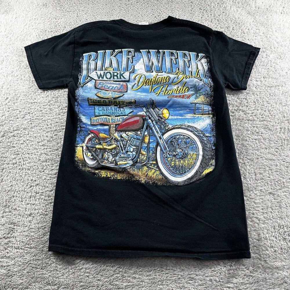 Bike Week T Shirt Mens Small Daytona Beach 2017 Florida Bikers‎ Moto Destination